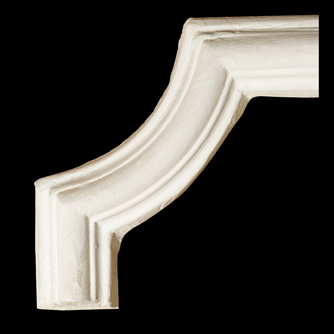 Corte de yeso decorativo